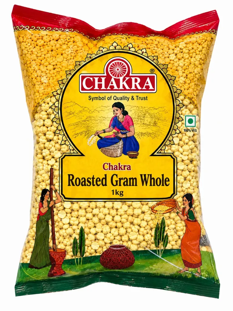 [8761] Chakra Roasted Gram Whole 1kg