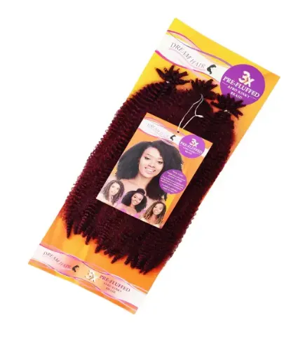 Braid Kinky 3 x Pre-Fluffed 16 # 3T427613