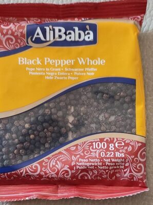 Ali Baba Black Pepper Whole 100g