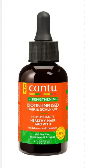[8928] Cantu Biotin-Infused Strengthening Hair & Scalp Oil 2 Oz