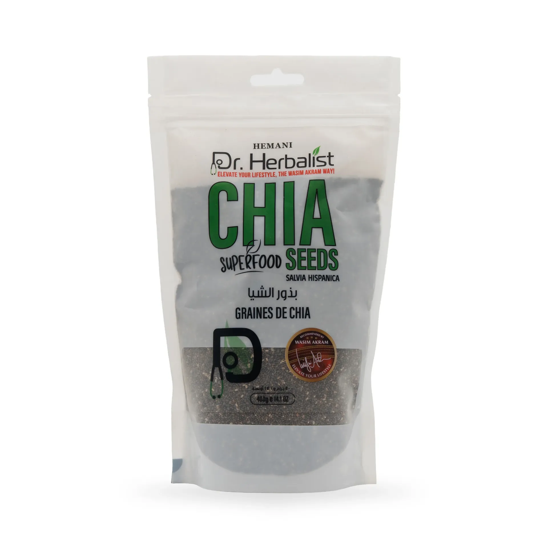 Dr Herbalist Chia Seeds 400g