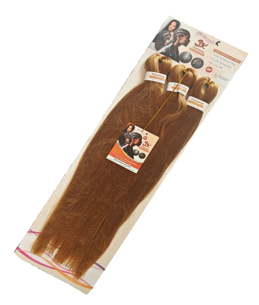 [9488] Dream Hair 3X Voluminous Pre-stretched Braid 26'' # 1
