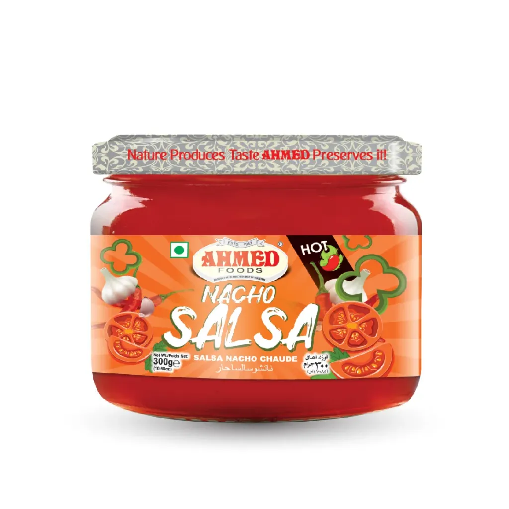 [9610] Ahmed Nacho Salsa Sauce Hot 300g