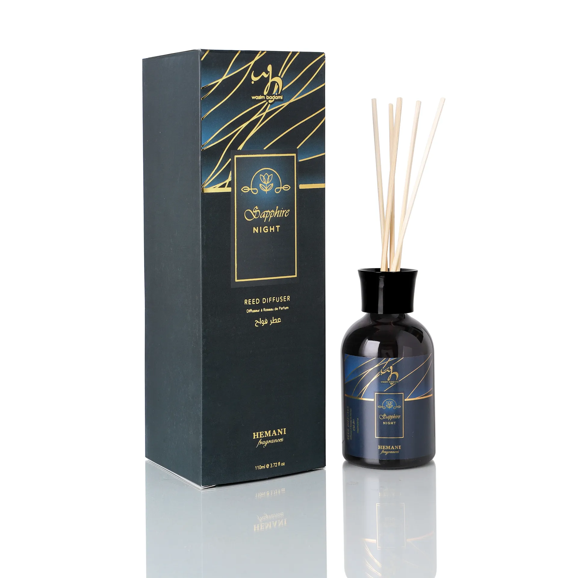 Hemani Reed Diffuser - Saphire Night 110ml