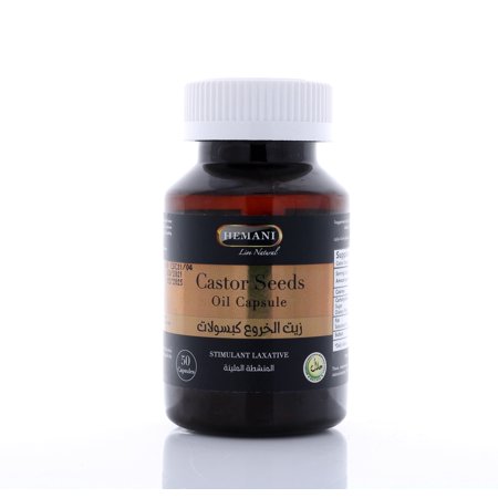 Hemani Castor Seeds Capsule 50 pcs