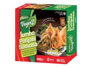 [10012] Humza Vegeez Jumbo Punjabi Samosa 660g