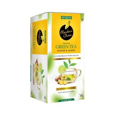 Ispahani Blenders Choice Premium Green Tea Ginger & Lemon 35g