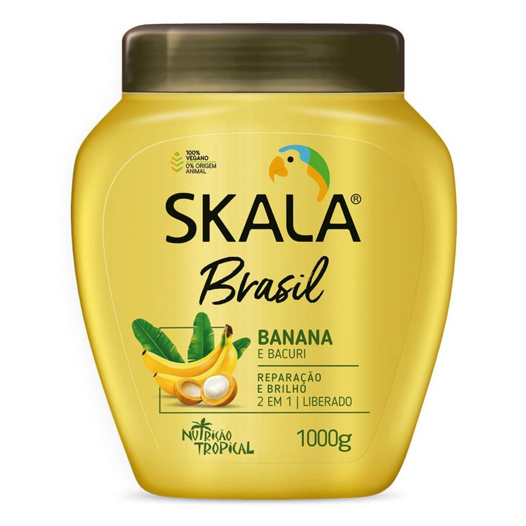 [10118] Skala Brasil Banana Conditioner Creme 1000g 2em1