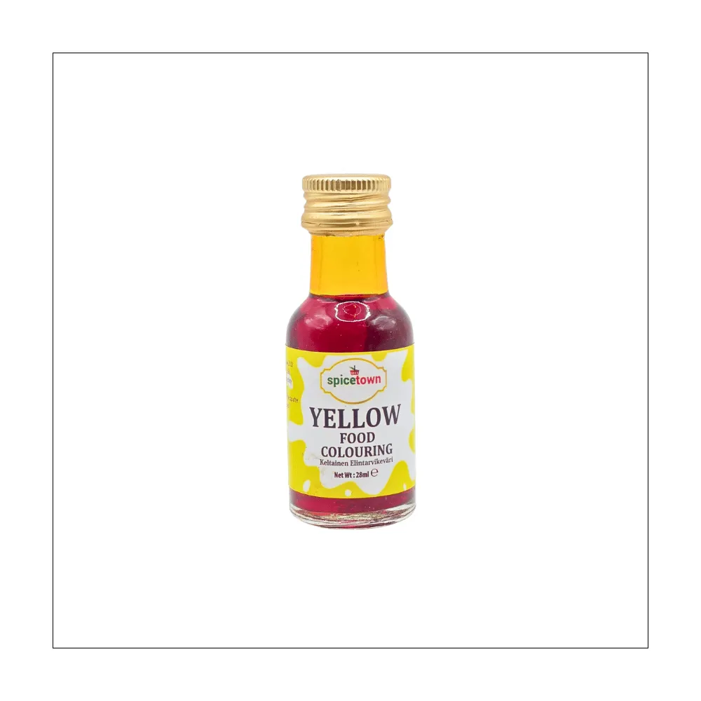 [10191] Spicetown Yellow Food Colour Liquid 28ml