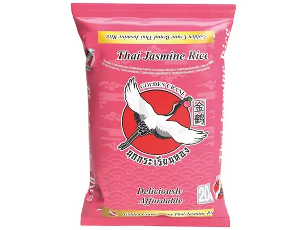 Golden Crane Thai Jasmine Rice 20kg