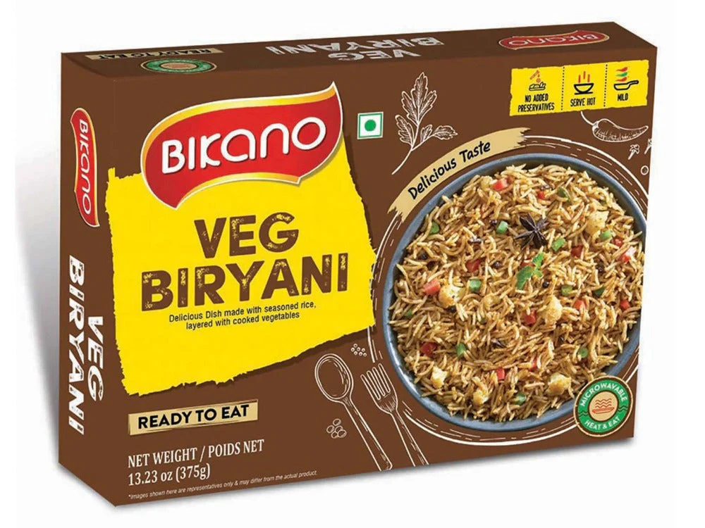 [10340] Bikano Veg Biryani 375g RTE