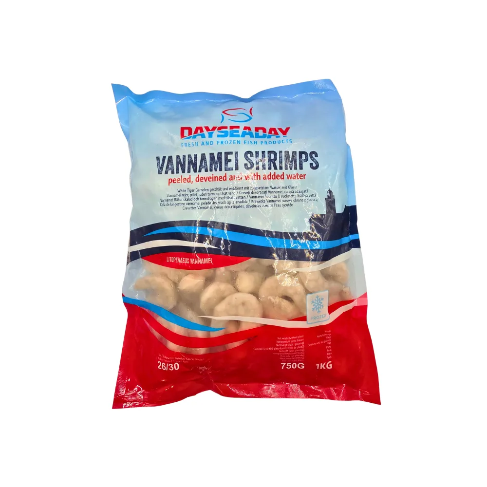 Dayseaday 26/30 Vannamei Shrimps HLSO 25% 1kg