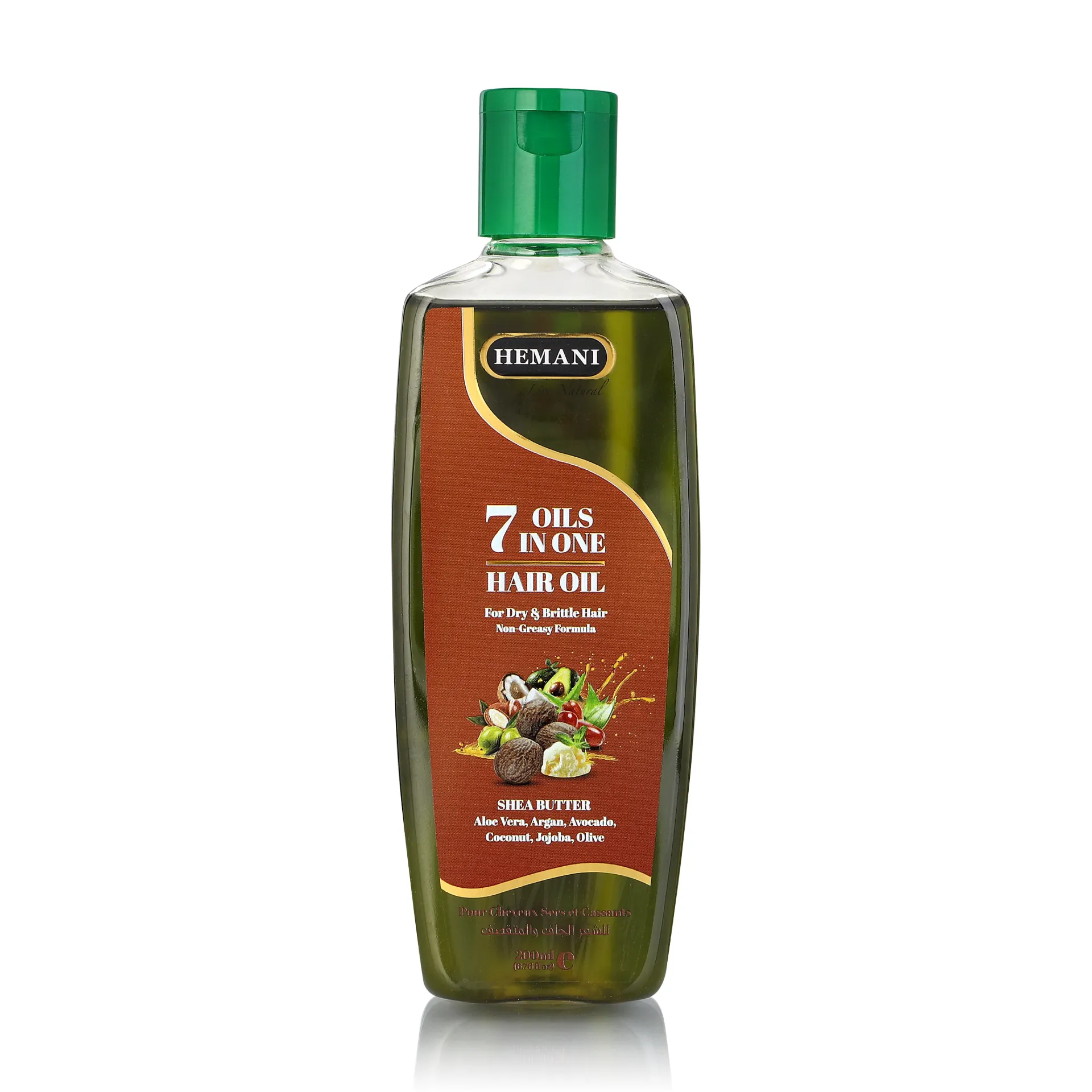 [11100] Hemani 7 in 1 Hair Oil Shea Butter 200ml