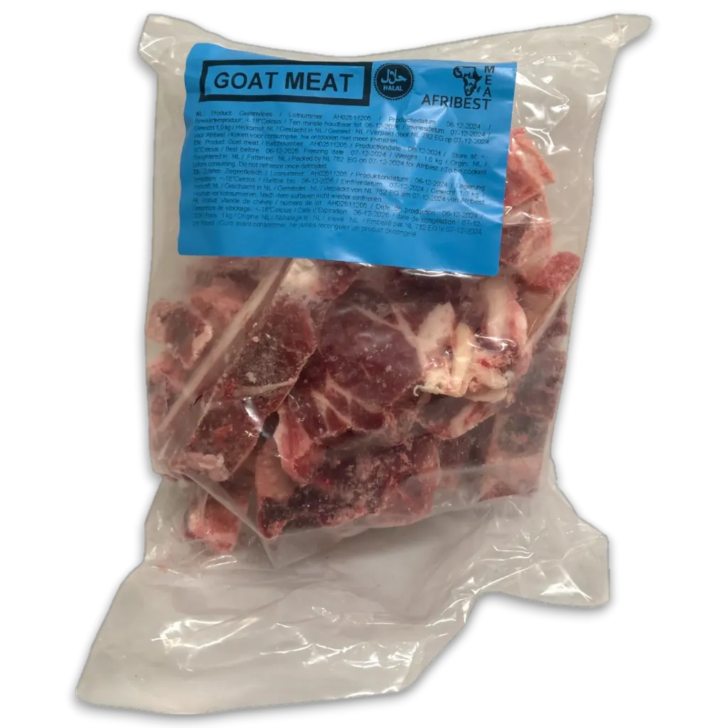 Afribest Goat Meat IVP 1kg
