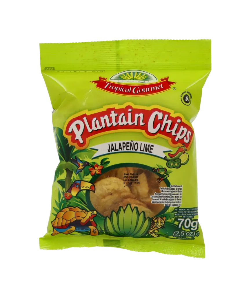 [11218] Tropical Gourmet Jalapeno Lime Plantain Chips 70g