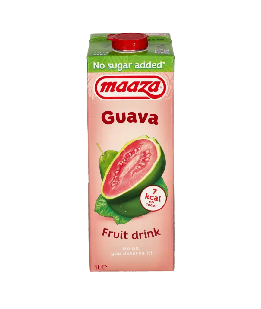 [11209] Maaza Guava Drink No Sugar Added 1 liter