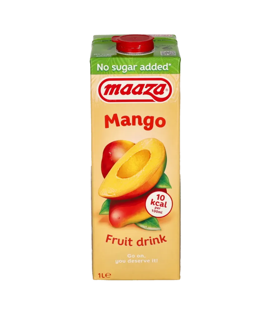 [11210] Maaza Mango Drink No Sugar Added 1 liter