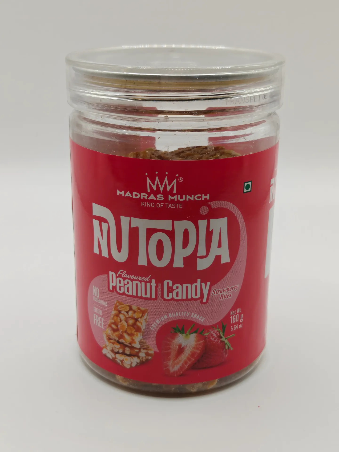 Nutopia Peanut Candy Strawberry 160g