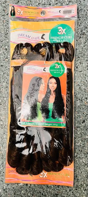 [10909] Dream Hair French Curl Braid 22''  T30