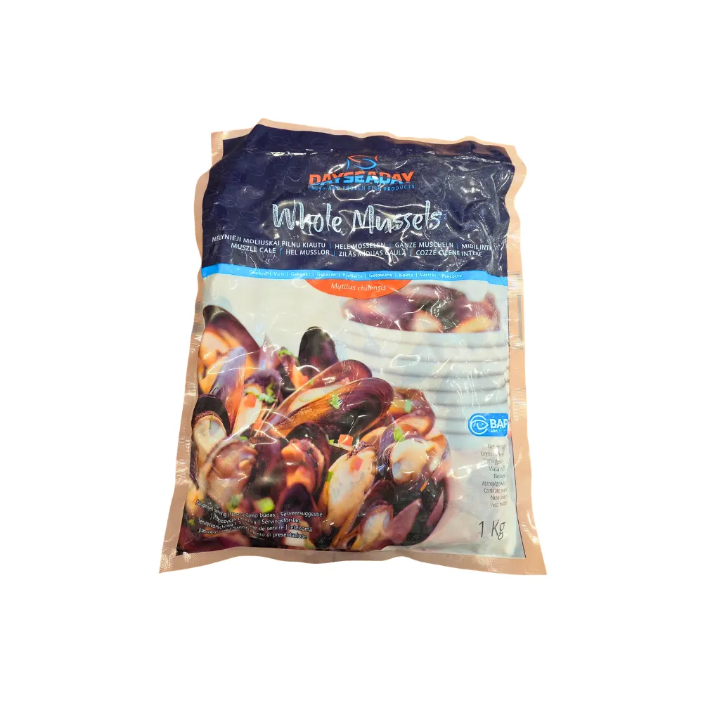 [20169] Dayseaday Whole cooked mussels 60/80 1kg