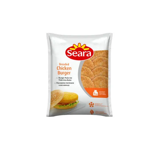 [20213] Seara  Breaded Chicken Burgers 1kg