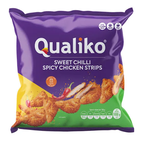 [20214] Qualiko  Chicken Strips sweet chili spicy 1kg